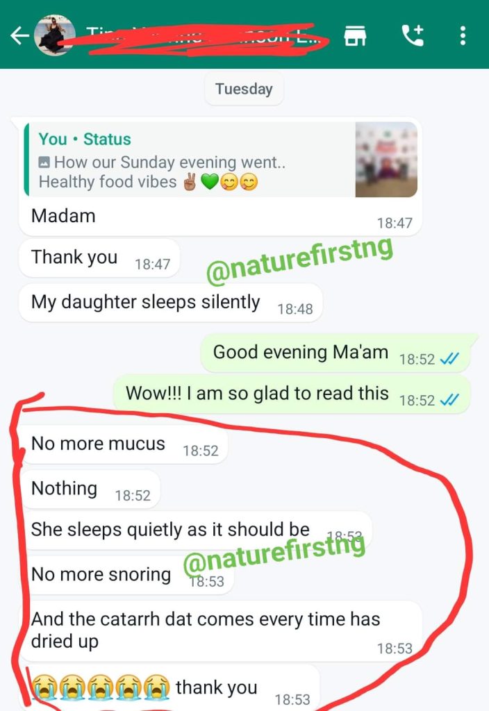 Testimonial - Nature First